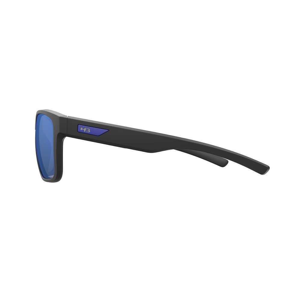 Oculos Solar Hb H Bomb 10100410003024 Preto Fosco Lente Azul Espelhada Preto 3