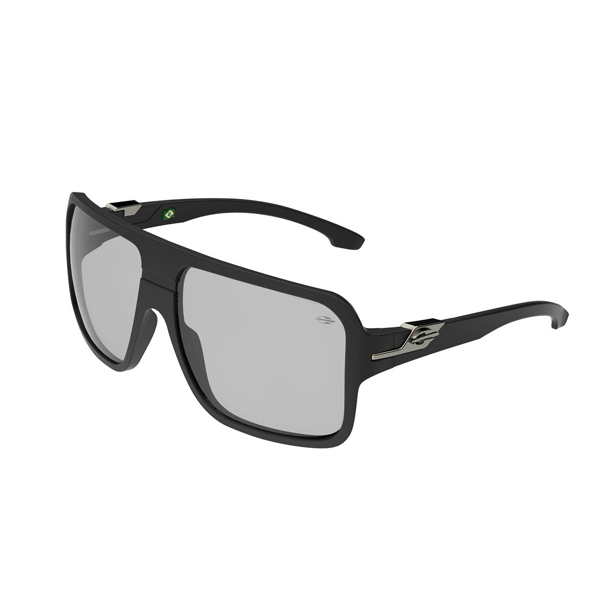 Oculos Solar Mormaii Snapper 437a1401 Preto Fosco Lente Cinza Preto 1