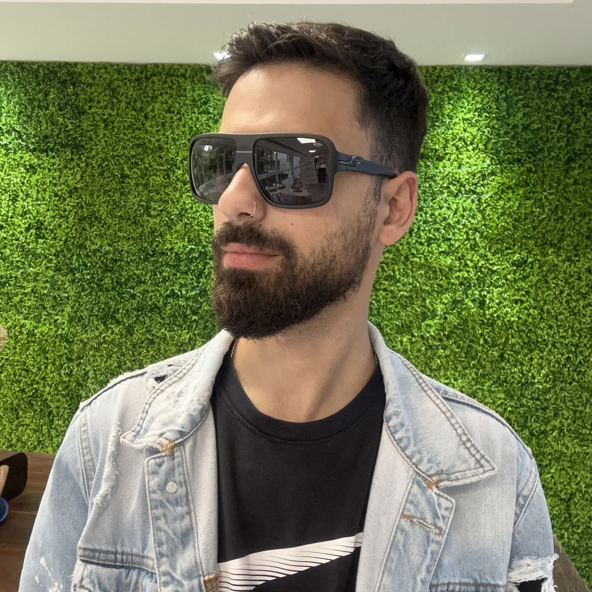 Oculos Solar Mormaii Snapper 437a1401 Preto Fosco Lente Cinza Preto 6