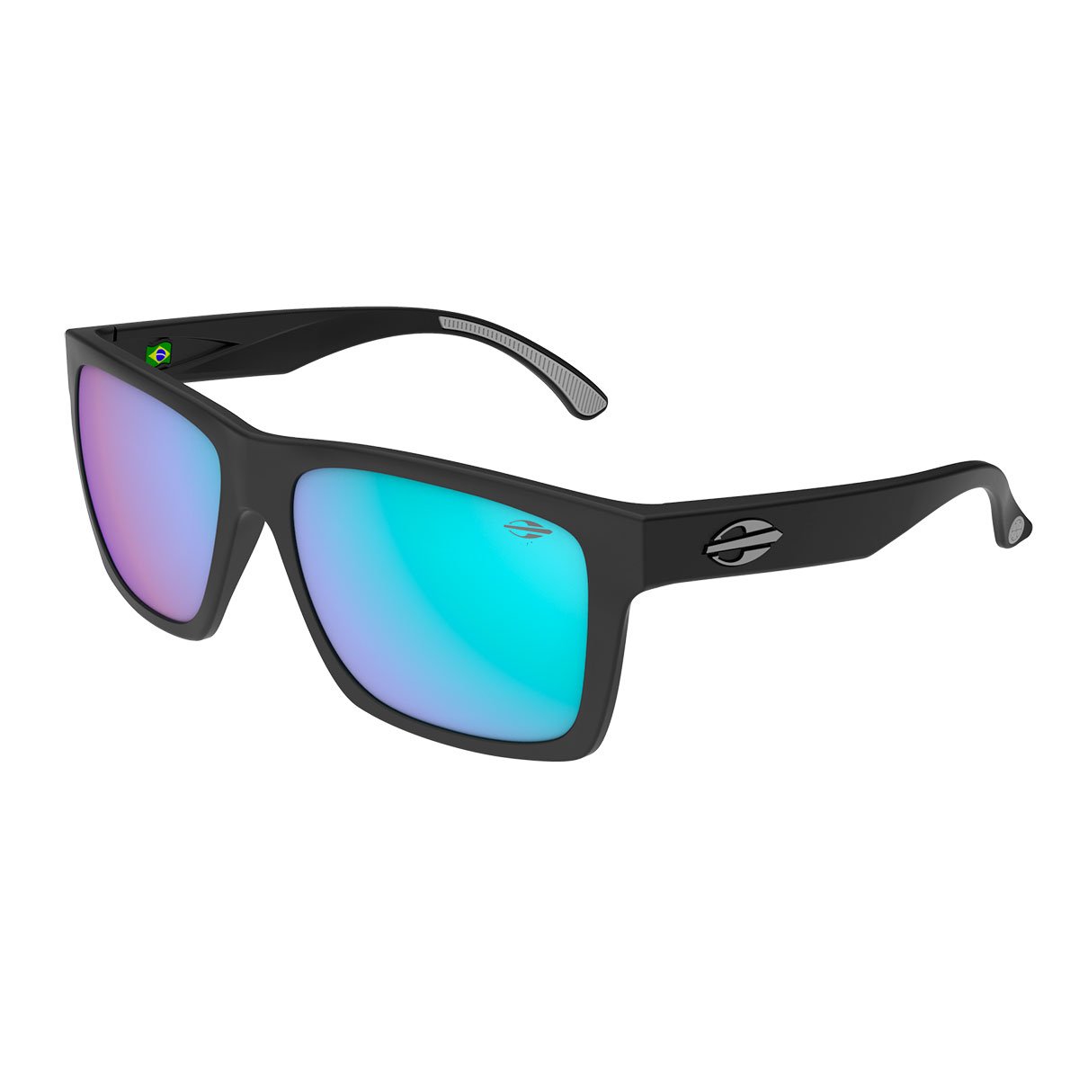 Oculos Solar Mormaii San Diego M0009a1497 Preto Fosco Lente Azul Espelhada Preto 1