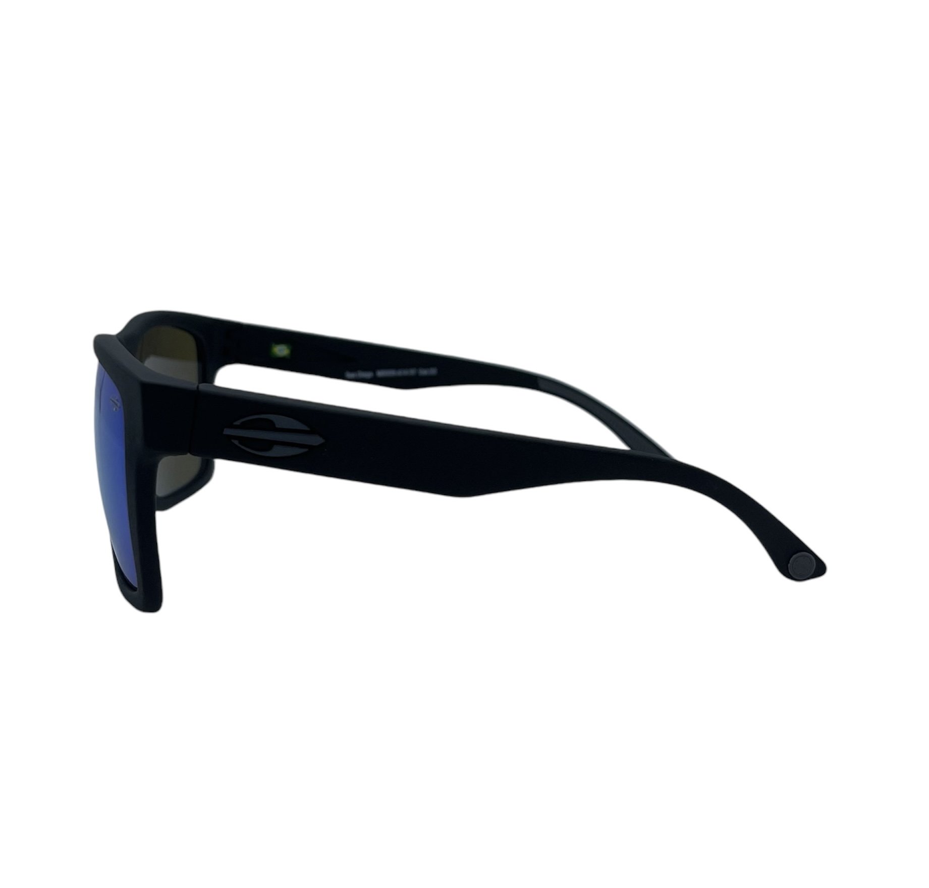 Oculos Solar Mormaii San Diego M0009a1497 Preto Fosco Lente Azul Espelhada Preto 3