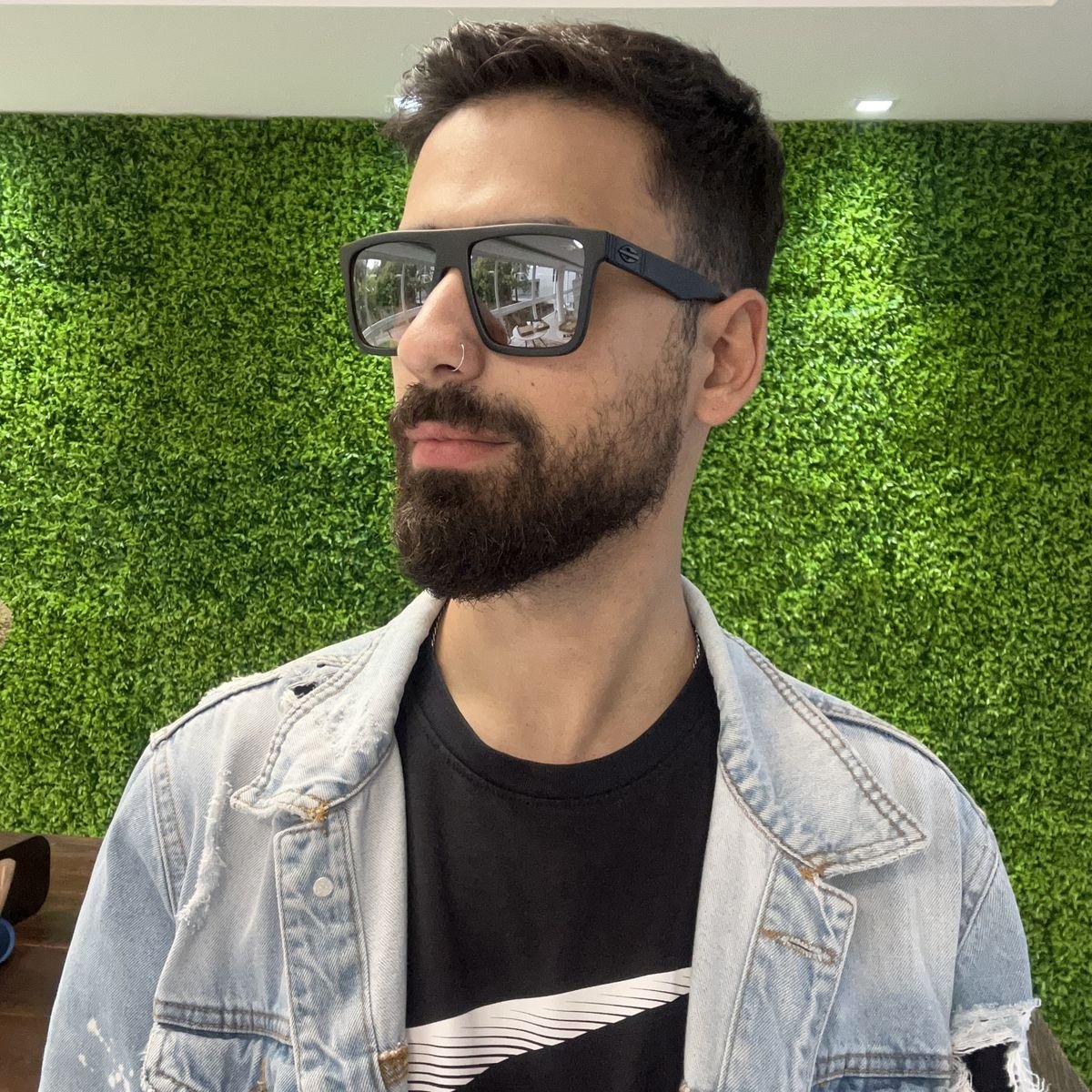 Oculos Solar Mormaii San Francisco M0031a1421 Preto Fosco Lente Azul Degrade Preto 6