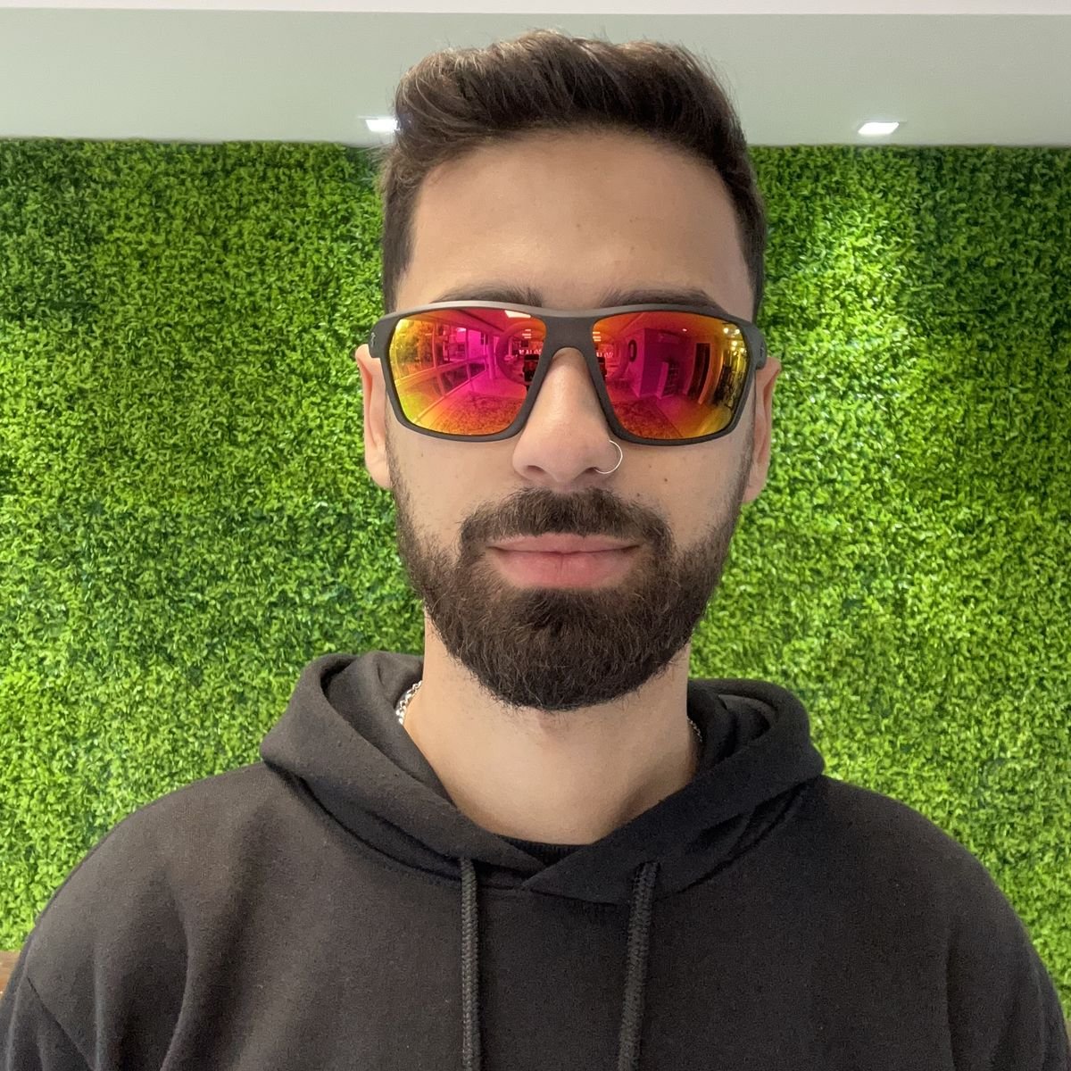 Oculos Solar Mormaii Storm M0079d1311 Fume Fosco Lente Vermelho Espelhada Cinza 3