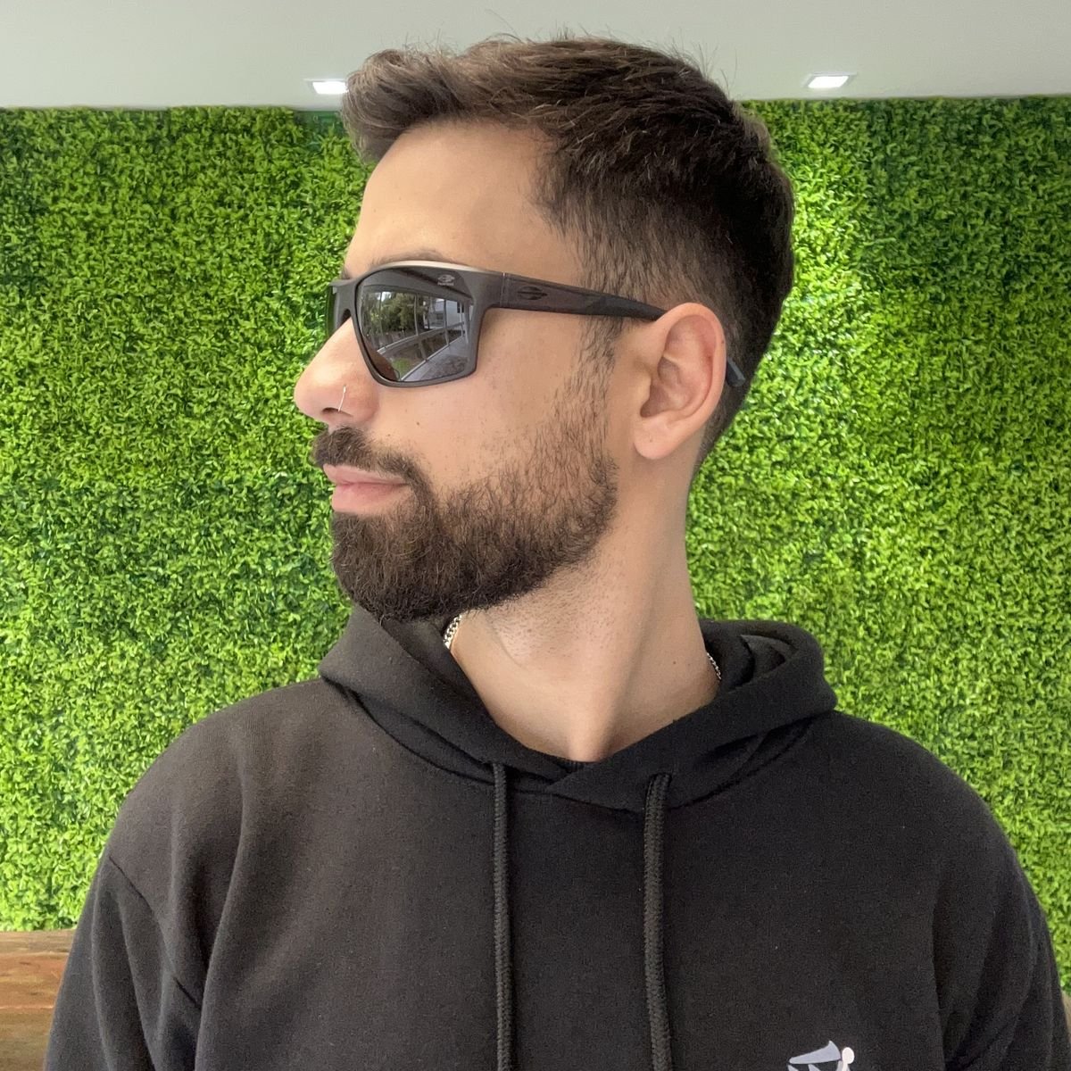 Oculos Solar Mormaii Storm M0079d2289 Fume Fosco Lente Verde Polarizada Cinza 4