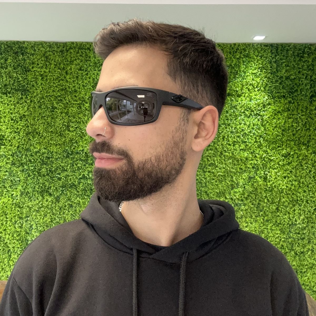 Oculos Solar Mormaii Joaca 345a1489 Preto Fosco Lente Verde Polarizada Preto 4