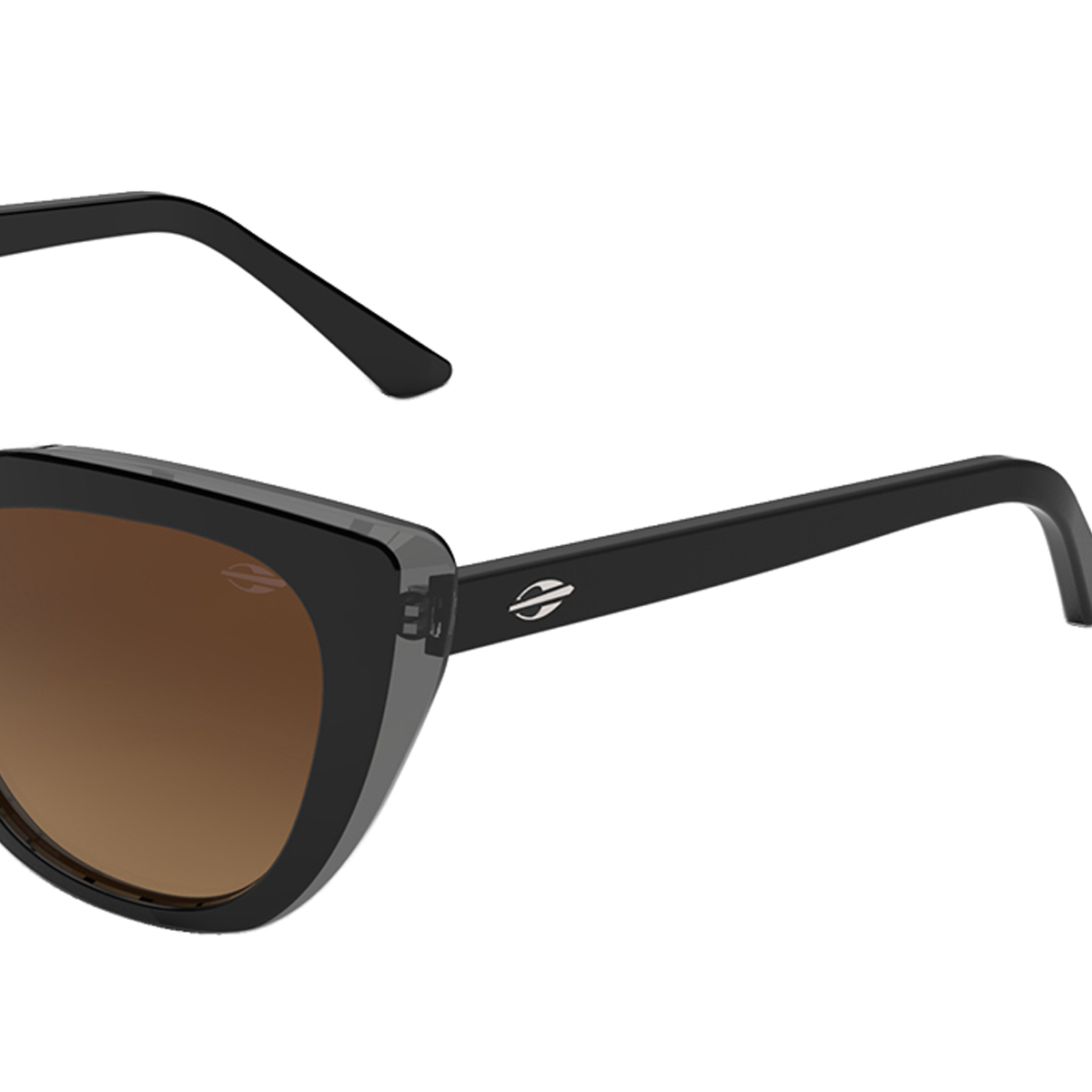 Oculos Solar Mormaii M0116apc34 Preto Brilho Lente Marrom Degrade Preto 3