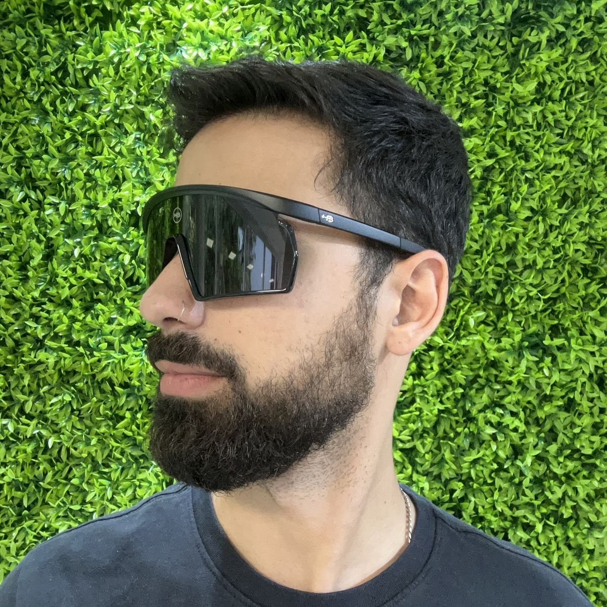 Oculos Solar Hb Spinner 10105190850001 Preto Brilho Lente Cinza Preto 4