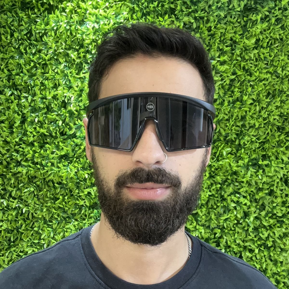 Oculos Solar Hb Spinner 10105190850001 Preto Brilho Lente Cinza Preto 5