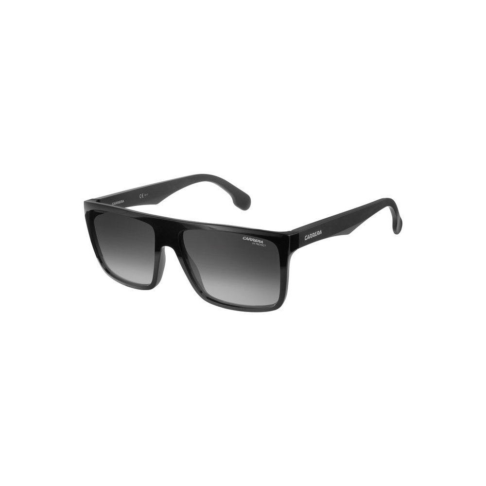 Oculos Solar Carrera 5039/s 8079o 58 Preto Brilho Lente Degrade Cinza