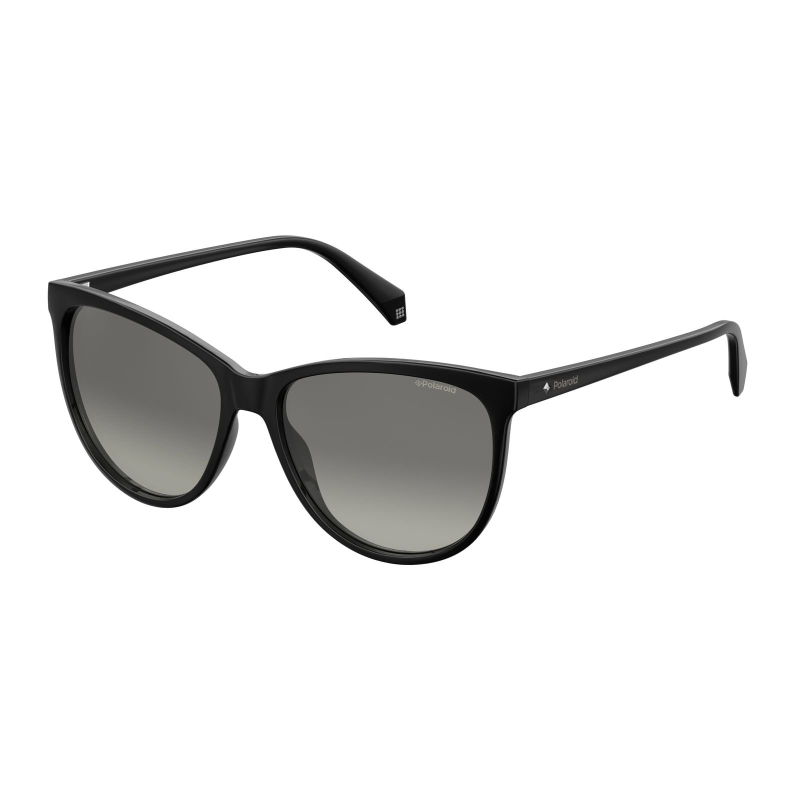 Oculos Solar Polaroid Pld4066/s 807wj 57 Preto Brilho Lente Degrade Polarizado Cinza