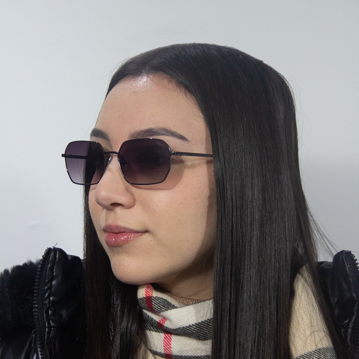 Oculos Solar Colcci C0281d4033 Grafite Brilho Lente Cinza Degrade cat1 Grafite 3