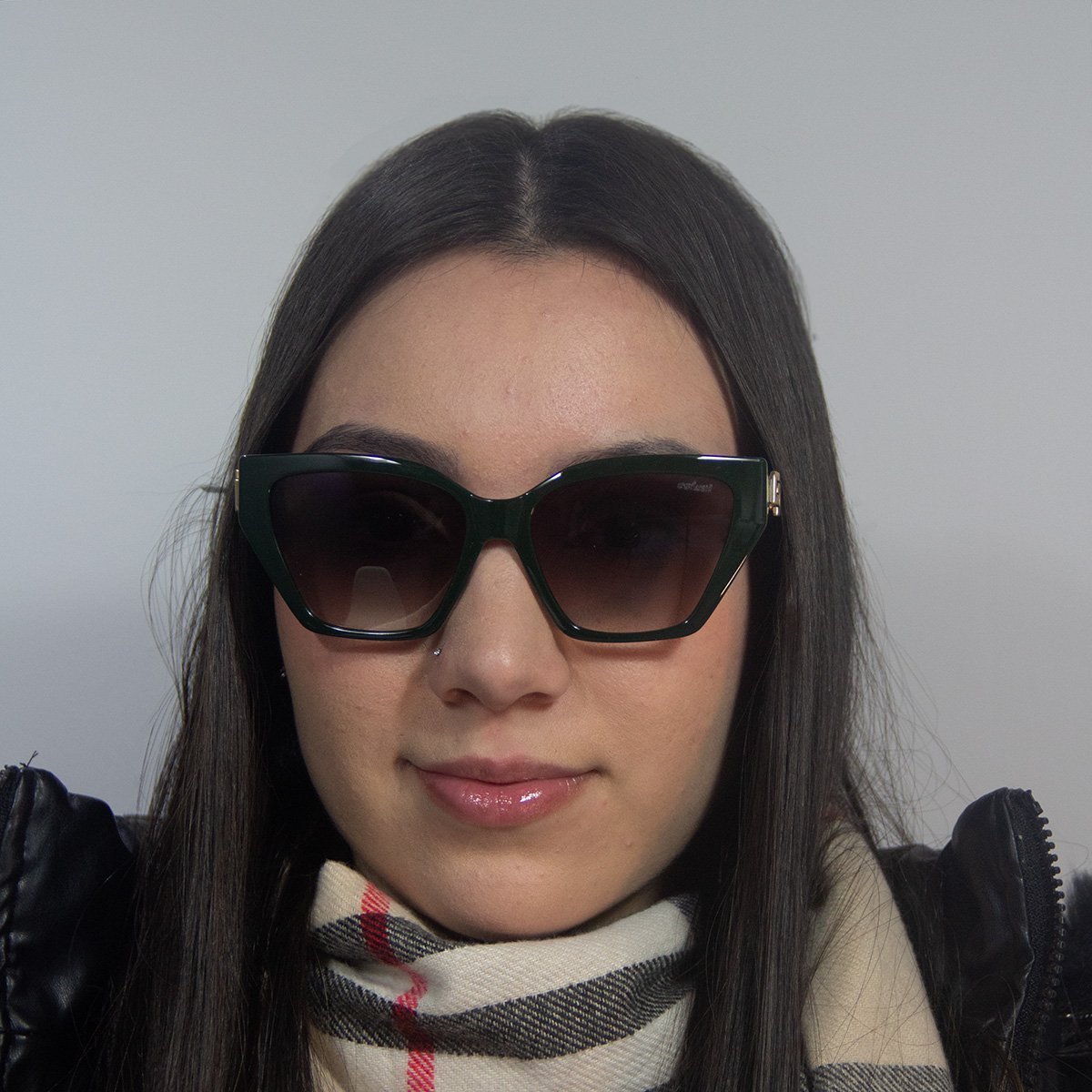 Oculos Solar Colcci Miranda C0292kf234 Verde Brilho Lente Marrom Degrade cat1 Verde 4