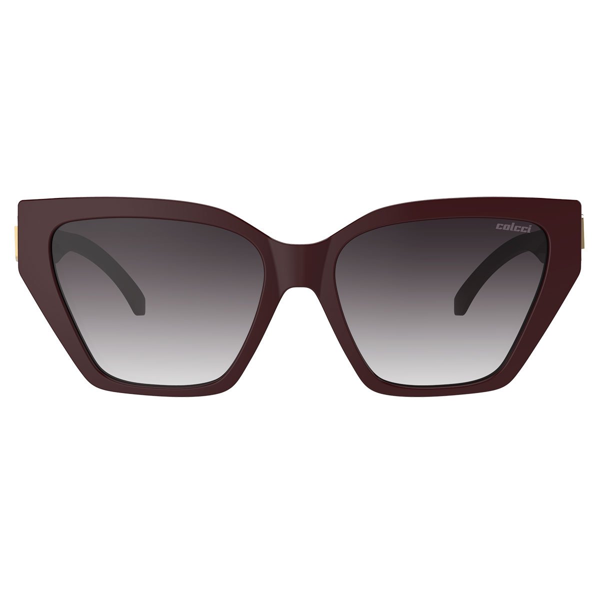 Oculos Solar Colcci Miranda C0292c2333 Bordo Brilho Lente Cinza Degrade cat1 Bordô 2