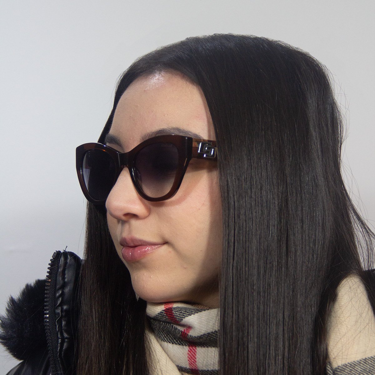 Oculos Solar Colcci Jaq C0291j3933 Marrom Translucido Lente Cinza Degrade cat1 Marrom 4