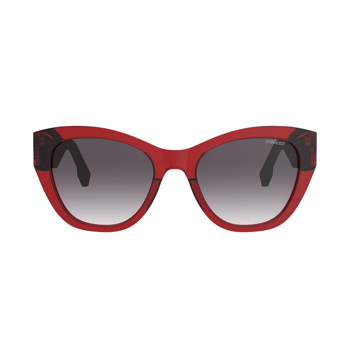 Oculos Solar Colcci Jaq C0291c5733 Vermelho Translucido Lente Cinza Degrade cat1 Vermelho 2