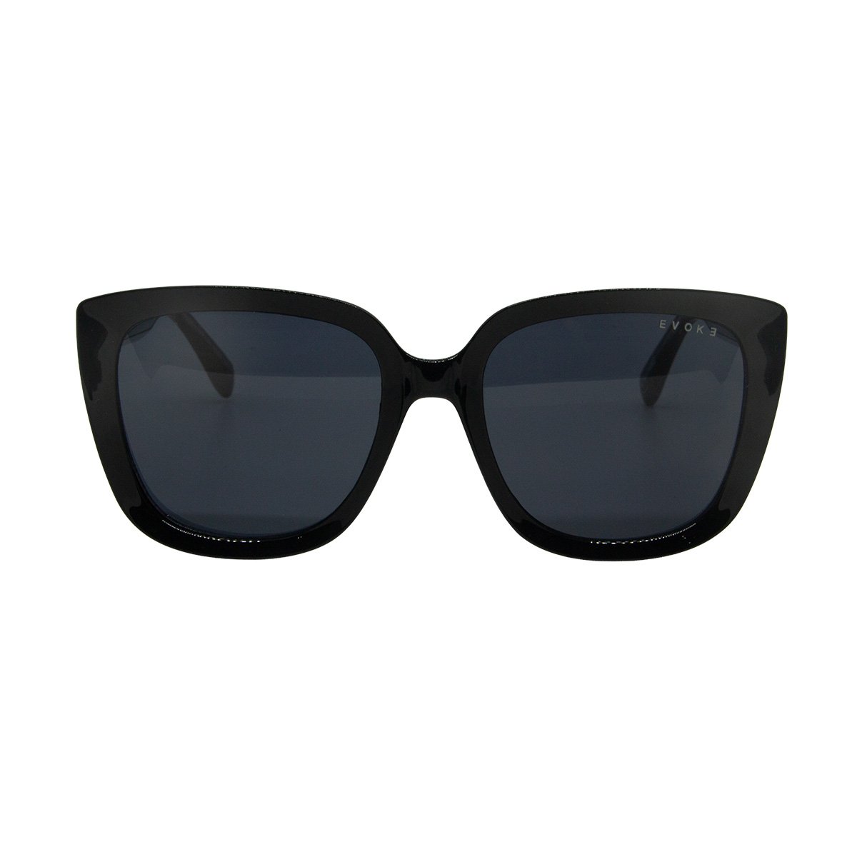 Oculos Solar Evoke For You Ds104 A01 Preto Brilho Lente Cinza Preto 2