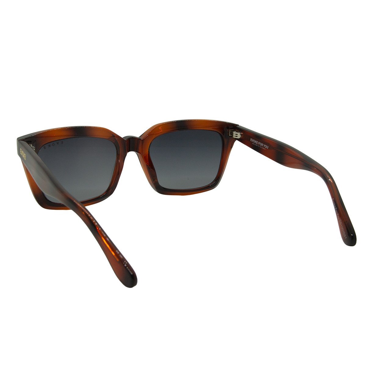 Oculos Solar Evoke For You Ds100 G21 Marrom Translucido Demi Lente Cinza Degrade Marrom 4