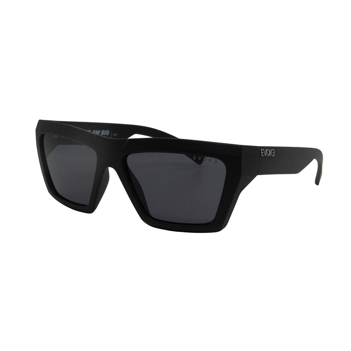 Oculos Solar Evoke Outlaw Big A11 Preto Fosco Lente Cinza