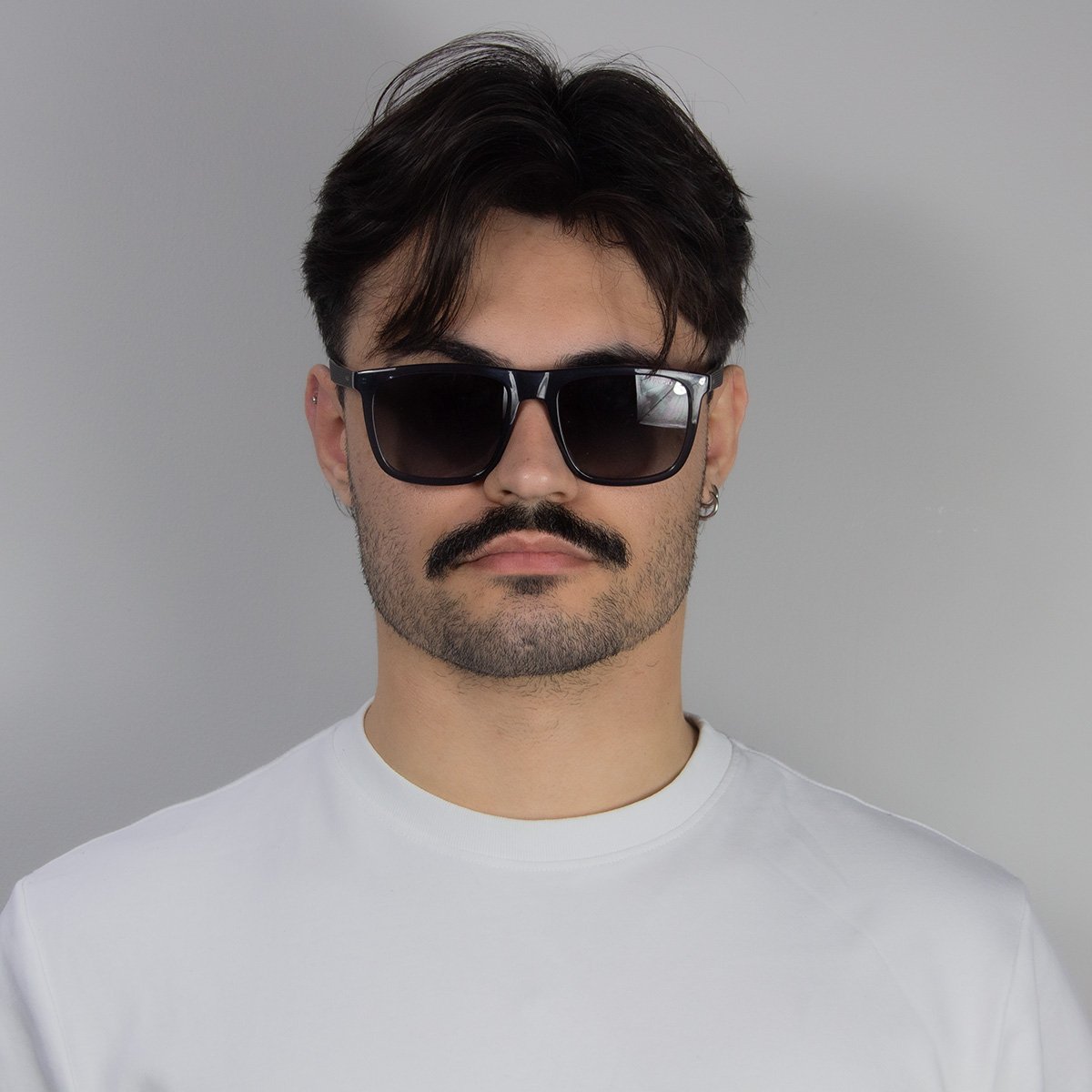 Oculos Solar Hugo Hg1304/s Kb7 55 Fume Translucido Lente Cinza Degrade Cinza/Fumê 5