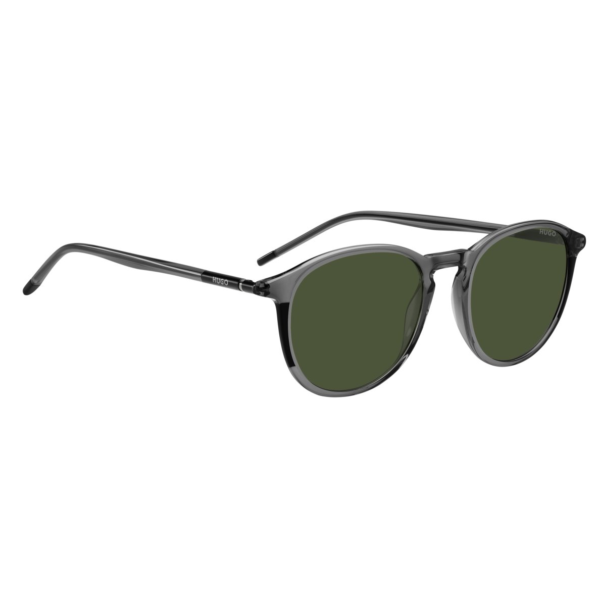 Oculos Solar Hugo Hg1346/s Kb7 51 Fume Translucido Lente Verde Polarizada Cinza/Fumê 4