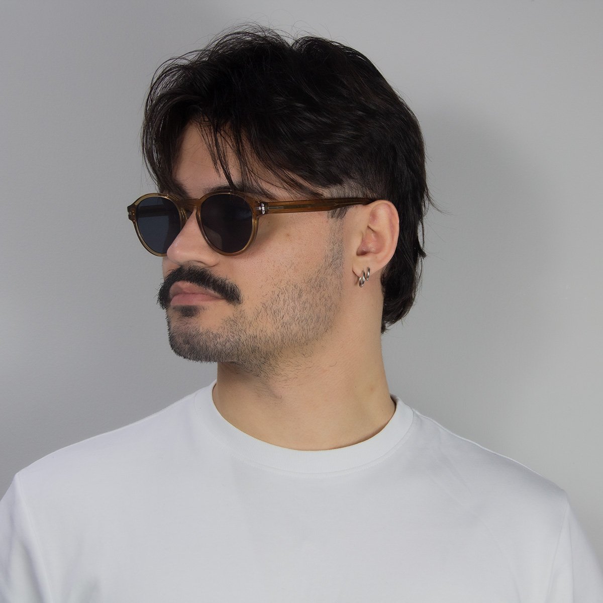 Oculos Solar Boss 1506/s 10a 52 Bege Translucido Lente Cinza Bege 6