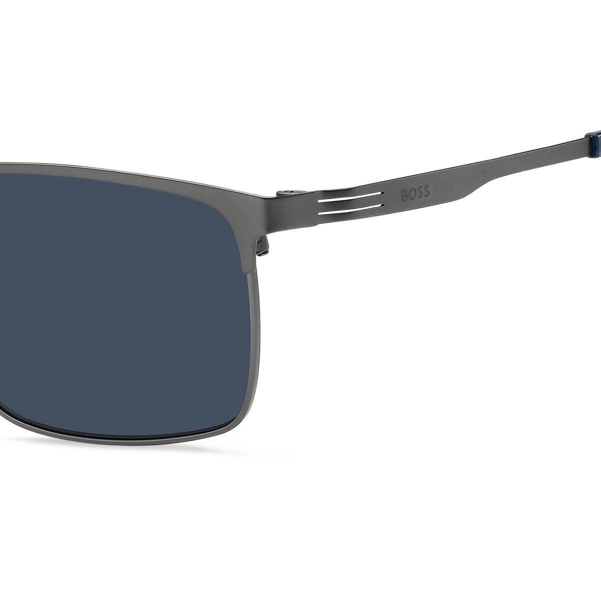 Oculos Solar Boss 1837/g/s R80 57 Grafite Fosco Lente Azul Grafite/Azul 3
