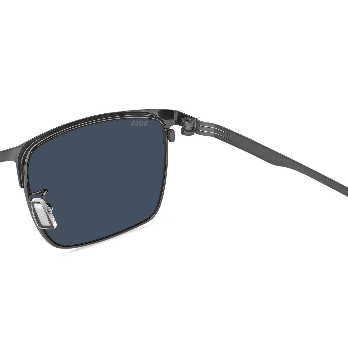 Oculos Solar Boss 1837/g/s R80 57 Grafite Fosco Lente Azul Grafite/Azul 4