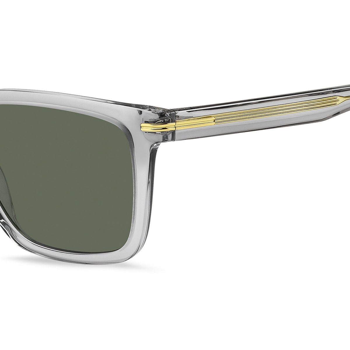 Oculos Solar Boss 1598/s Kb7 55 Fume Translucido Lente Verde Cinza/Fumê 3