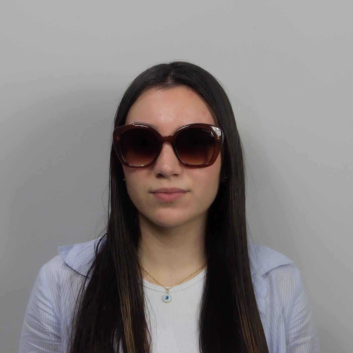 Oculos Solar Bulget Bg8057 G03 Marrom Translucido Lente Marrom Degrade Marrom 5