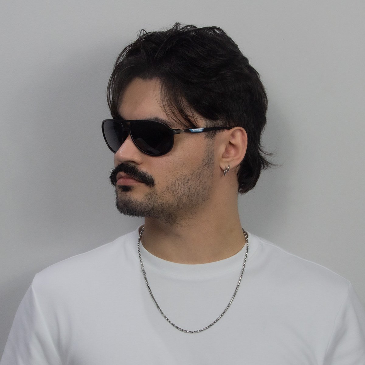 Oculos Solar Speedo Haste 360 Sp5011 A11 Preto Fosco Lente Cinza Polarizada Preto 6