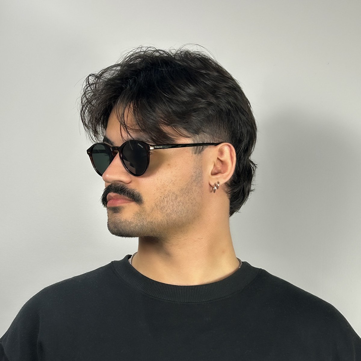 Oculos Solar Polaroid Pld4153/s 086 50 Marrom Brilho Havana Lente Verde Polarizada Marrom 6