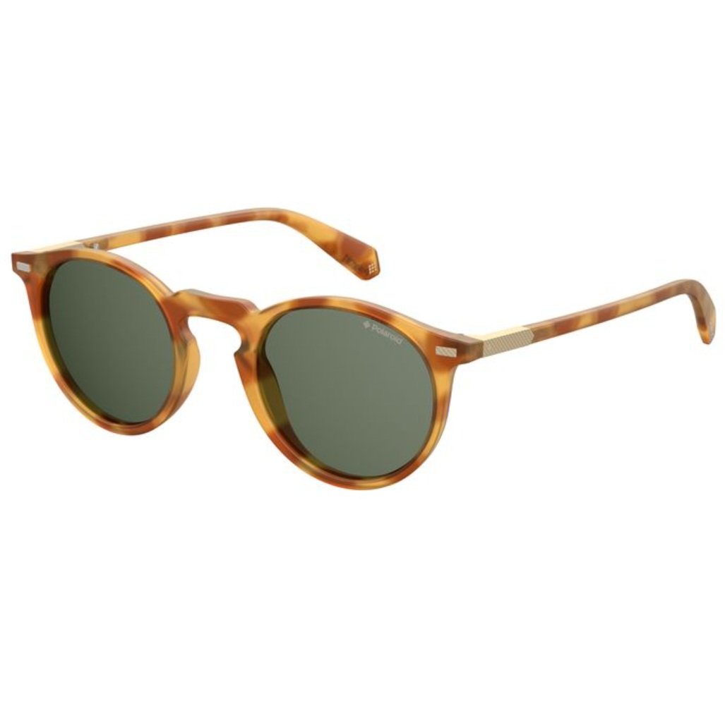 Oculos Solar Polaroid Pld2086/s 086uc 47 Marrom Brilho Havana Lente Verde Polarizada