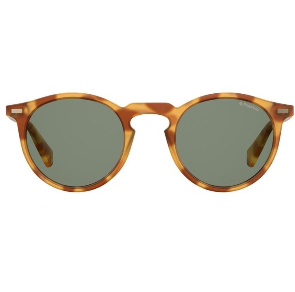 Oculos Solar Polaroid Pld2086/s 086uc 47 Marrom Brilho Havana Lente Verde Polarizada Marrom 2