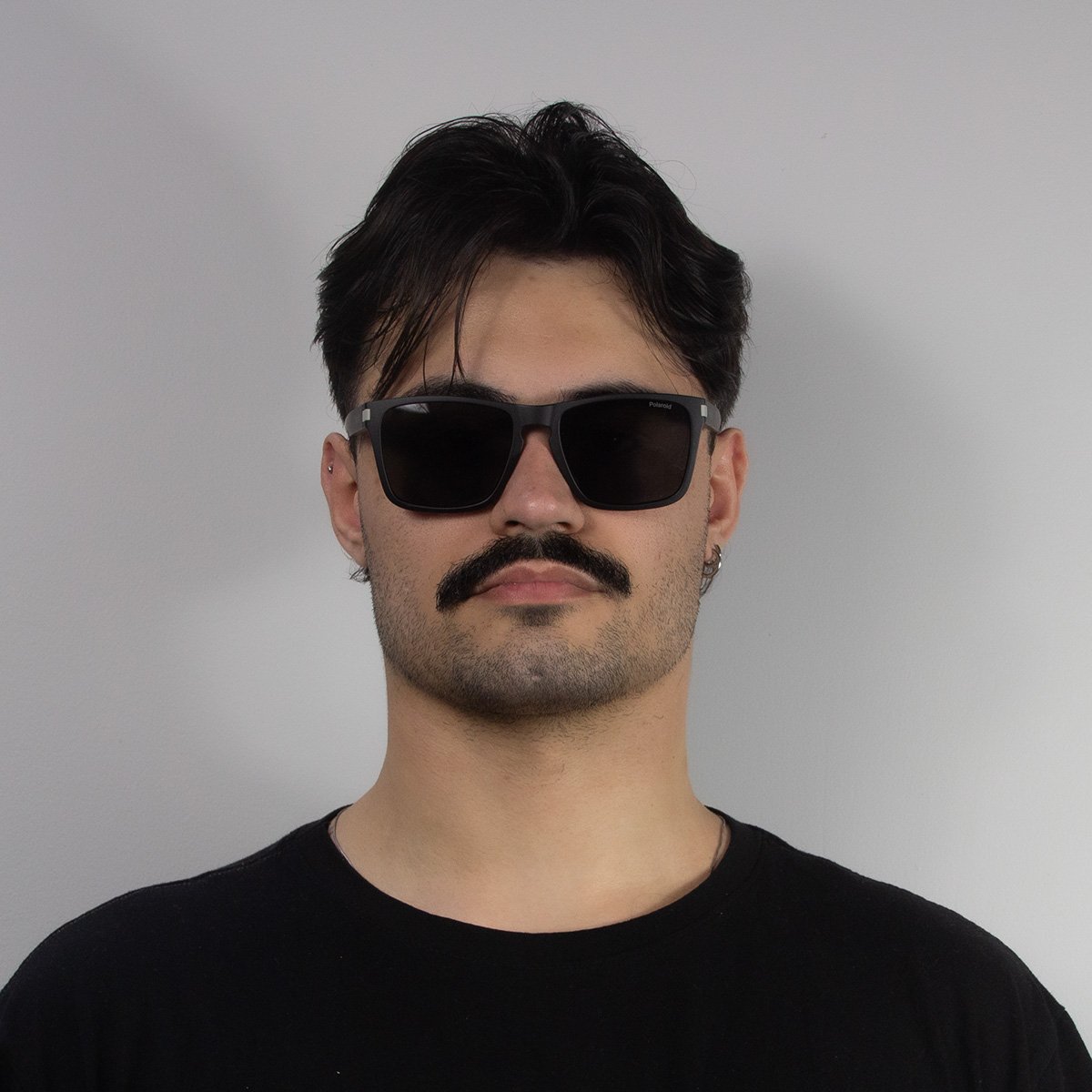 Oculos Solar Polaroid Pld2139/s O6w 56 Preto Fosco Lente Cinza Polarizada Preto 5