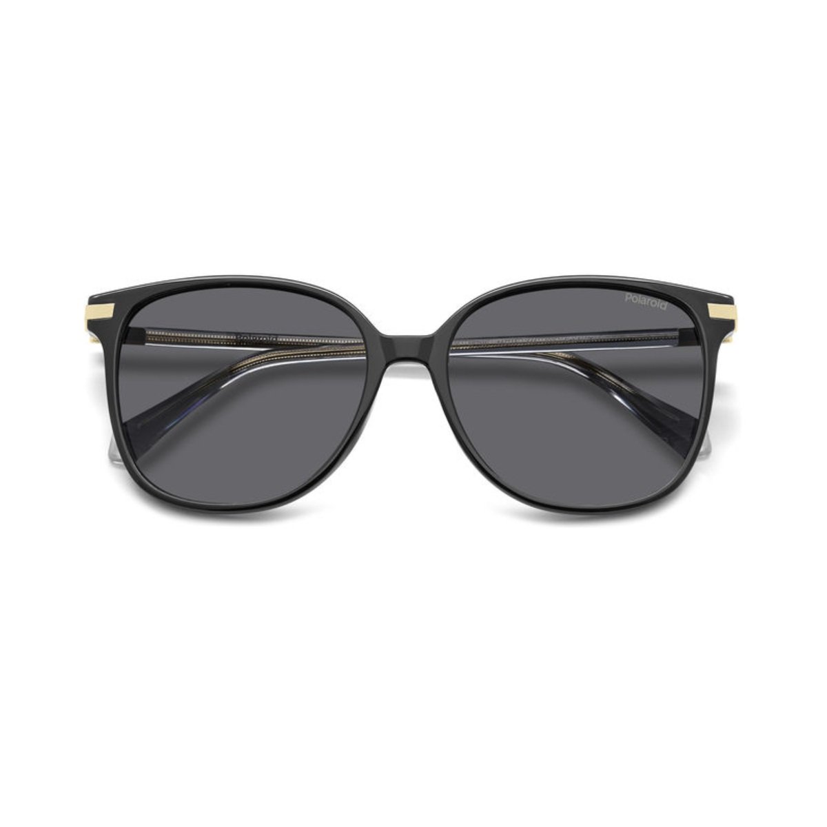 Oculos Solar Polaroid Pld4170/g/s/x 2f7 56 Preto Brilho Lente Cinza Polarizada Preto/Branco 3