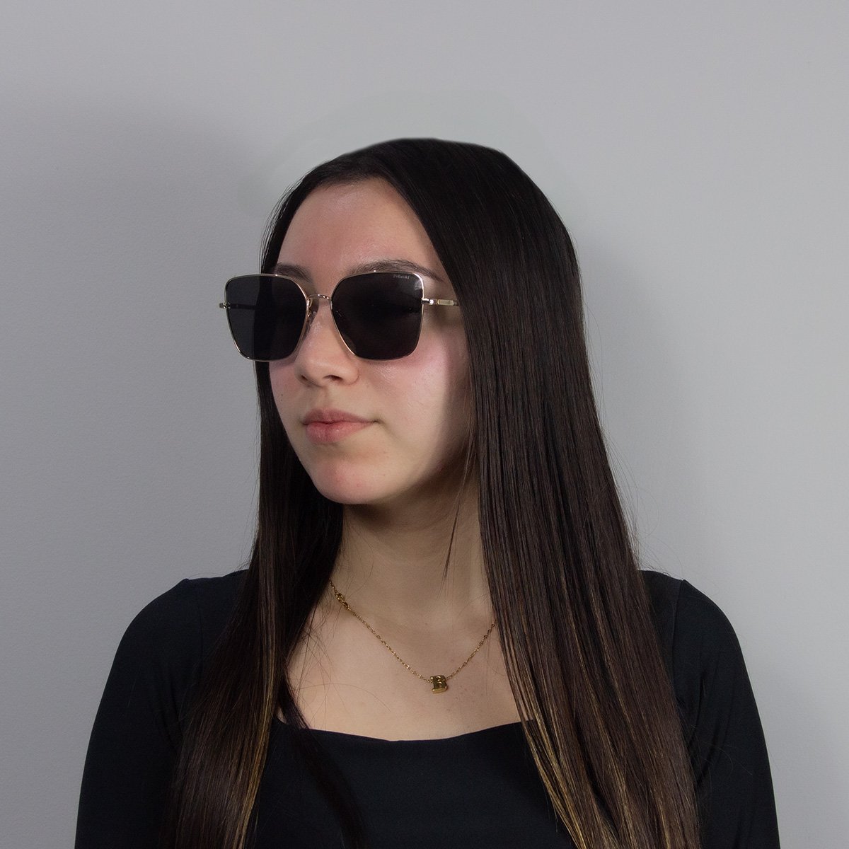 Oculos Solar Polaroid Pld4193/g/s/x 2f7 59 Dourado Brilho Lente Cinza Polarizada Dourado 6