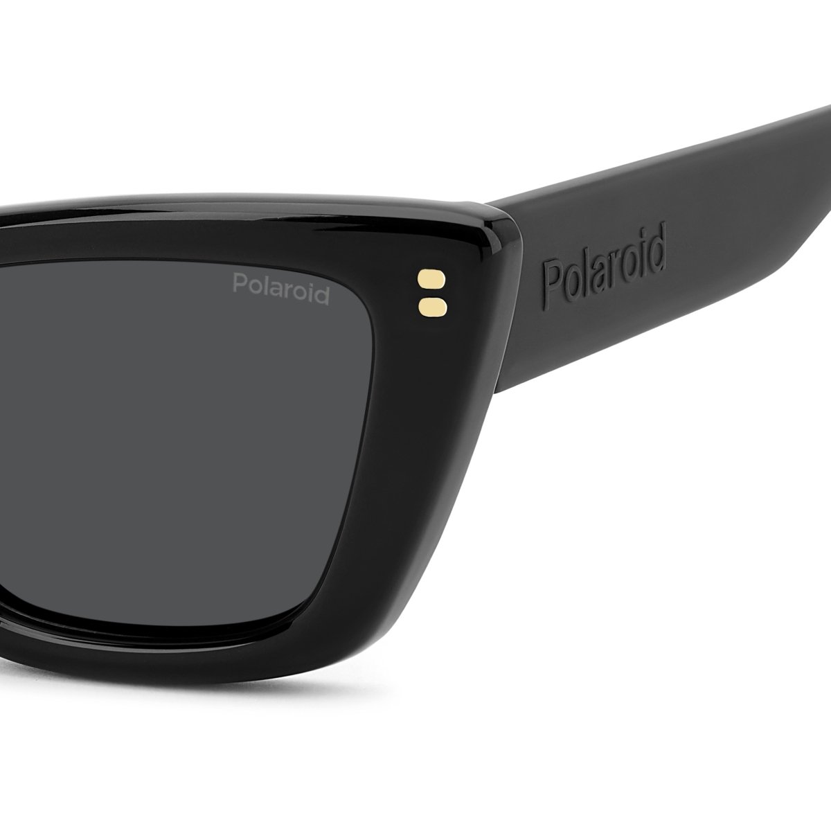 Oculos Solar Polaroid Pld6242/s/x 807 54 Preto Brilho Lente Cinza Polarizada Preto 3