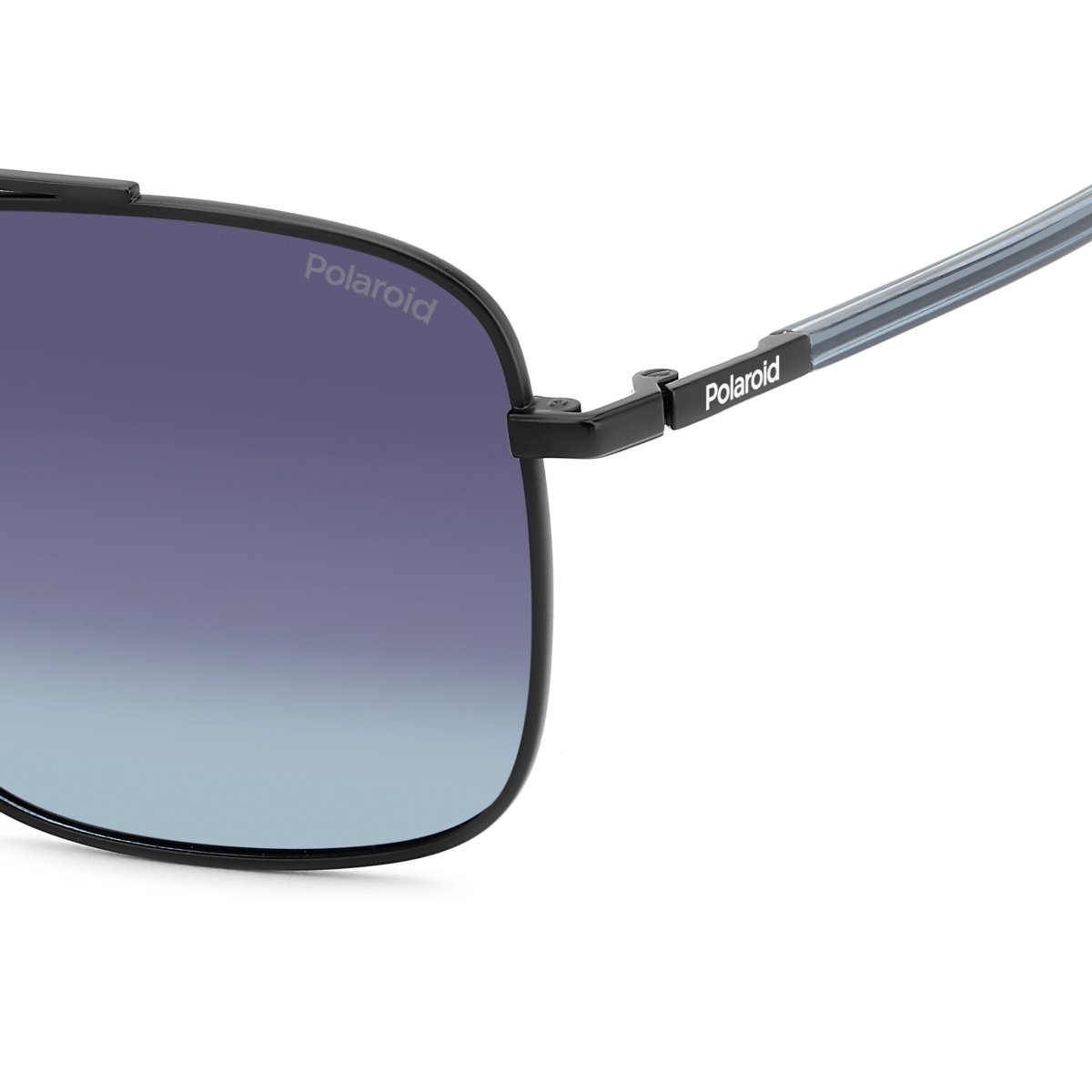 Oculos Solar Polaroid Pld4192/g/s/x 003 59 Preto Fosco Lente Cinza Degrade Polarizada Preto/Azul 3