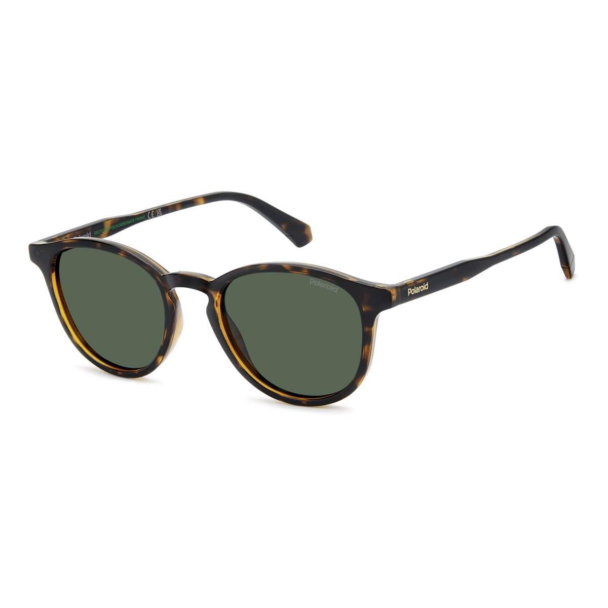 Oculos Solar Polaroid Pld4191/s 086 51 Marrom Brilho Havana Lente Verde Polarizada