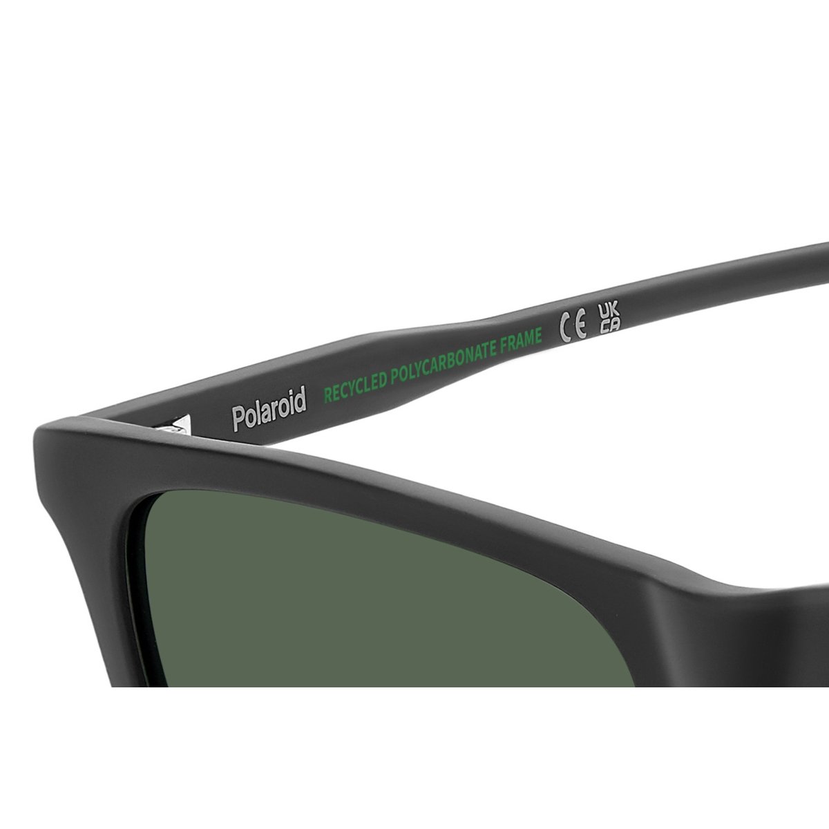 Oculos Solar Polaroid Pld4190/s 003 56 Preto Fosco Lente Verde Polarizada Preto 4