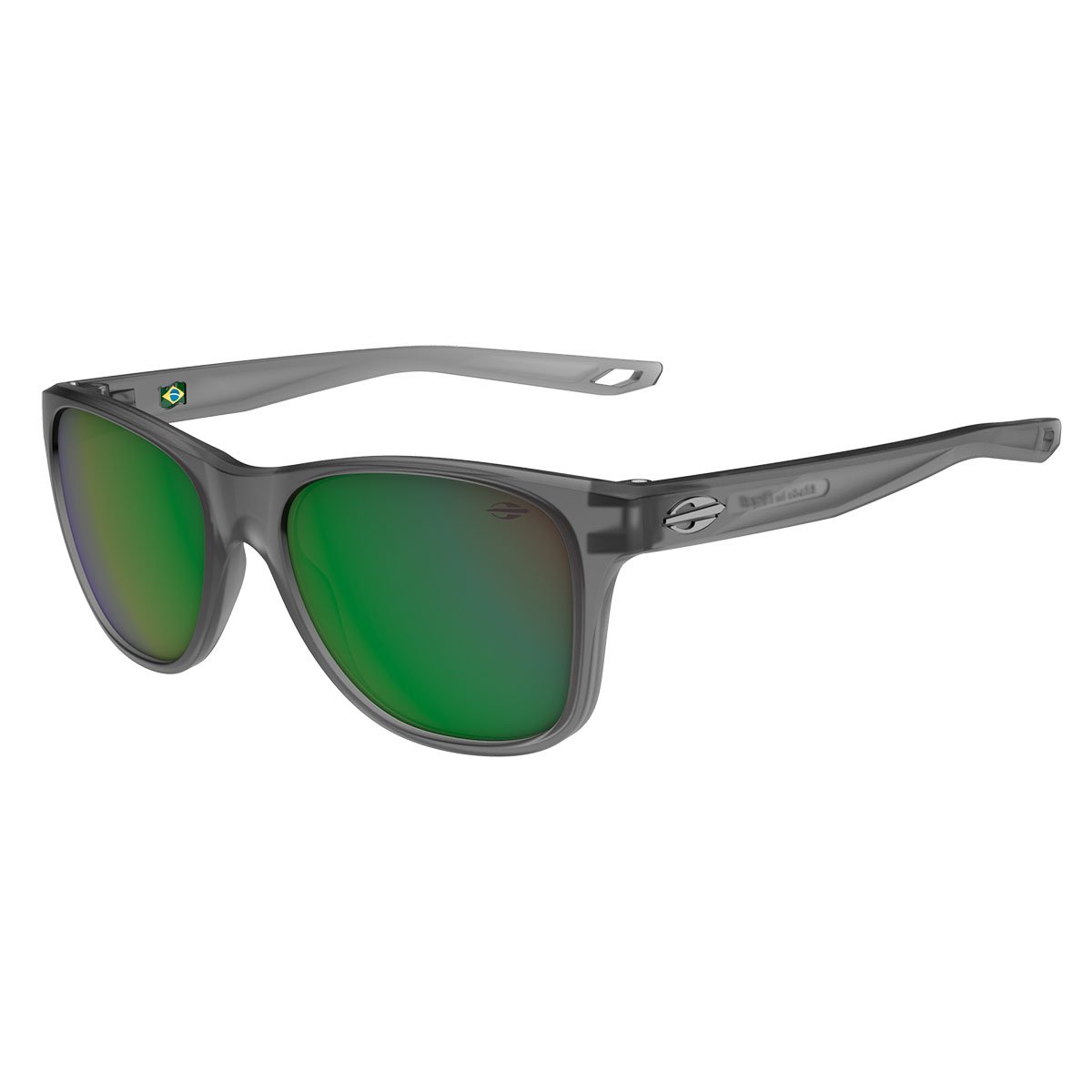 Oculos Solar Mormaii Bangkok M0187d1393 Fume Fosco Lente Verde Espelhada cat1