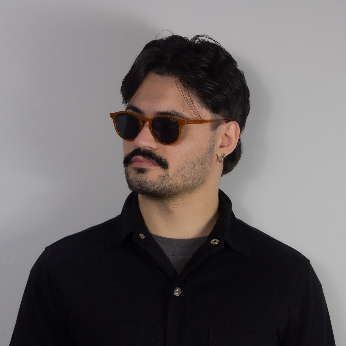 Oculos Solar Polaroid Pld4191/s Fmp 51 Marrom Translucido Lente Azul Polarizada Marrom 3