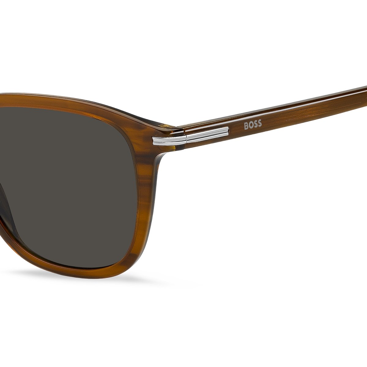 Oculos Solar Boss 1845/s Ex4 51 Marrom Brilho Lente Cinza Marrom 4