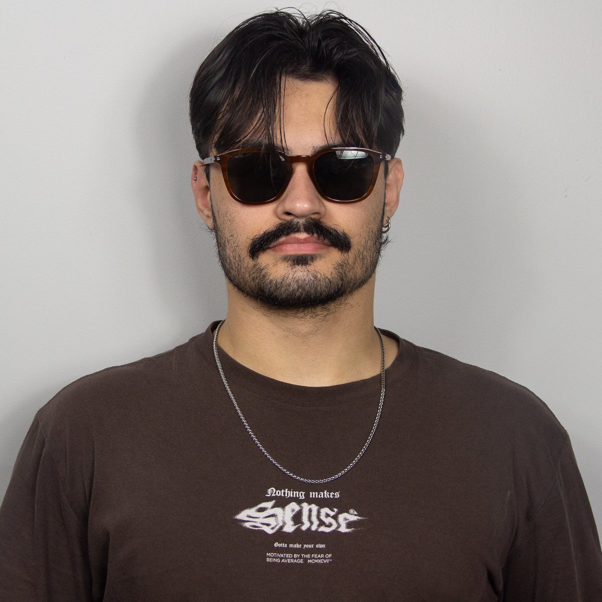 Oculos Solar Boss 1845/s Ex4 51 Marrom Brilho Lente Cinza Marrom 6