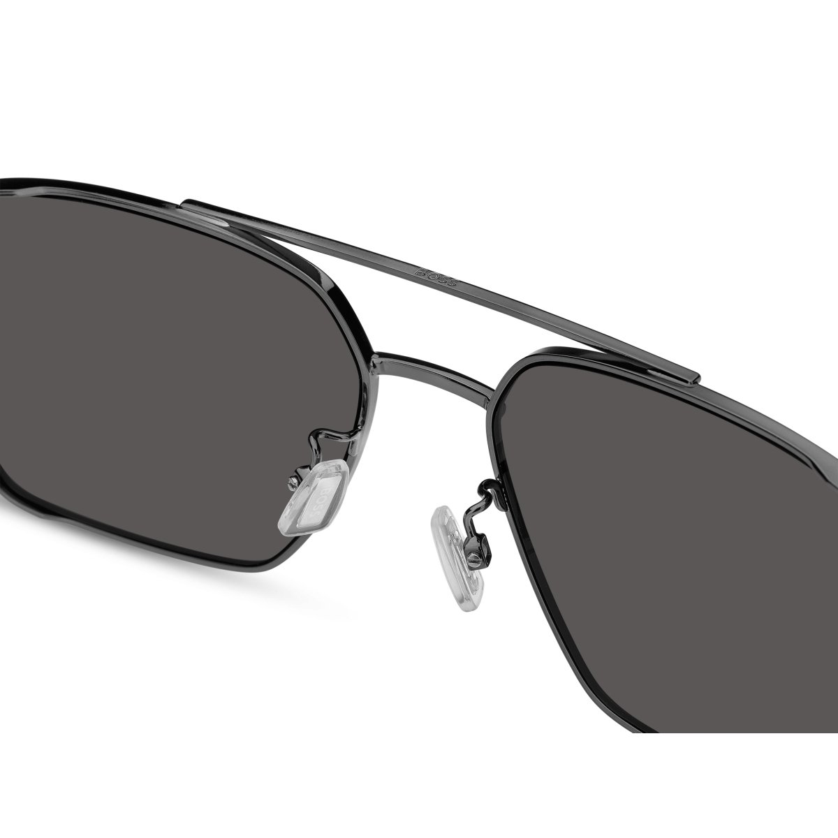 Oculos Solar Boss 1846/g/s V81 58 Grafite Brilho Lente Cinza Polarizada Grafite 4