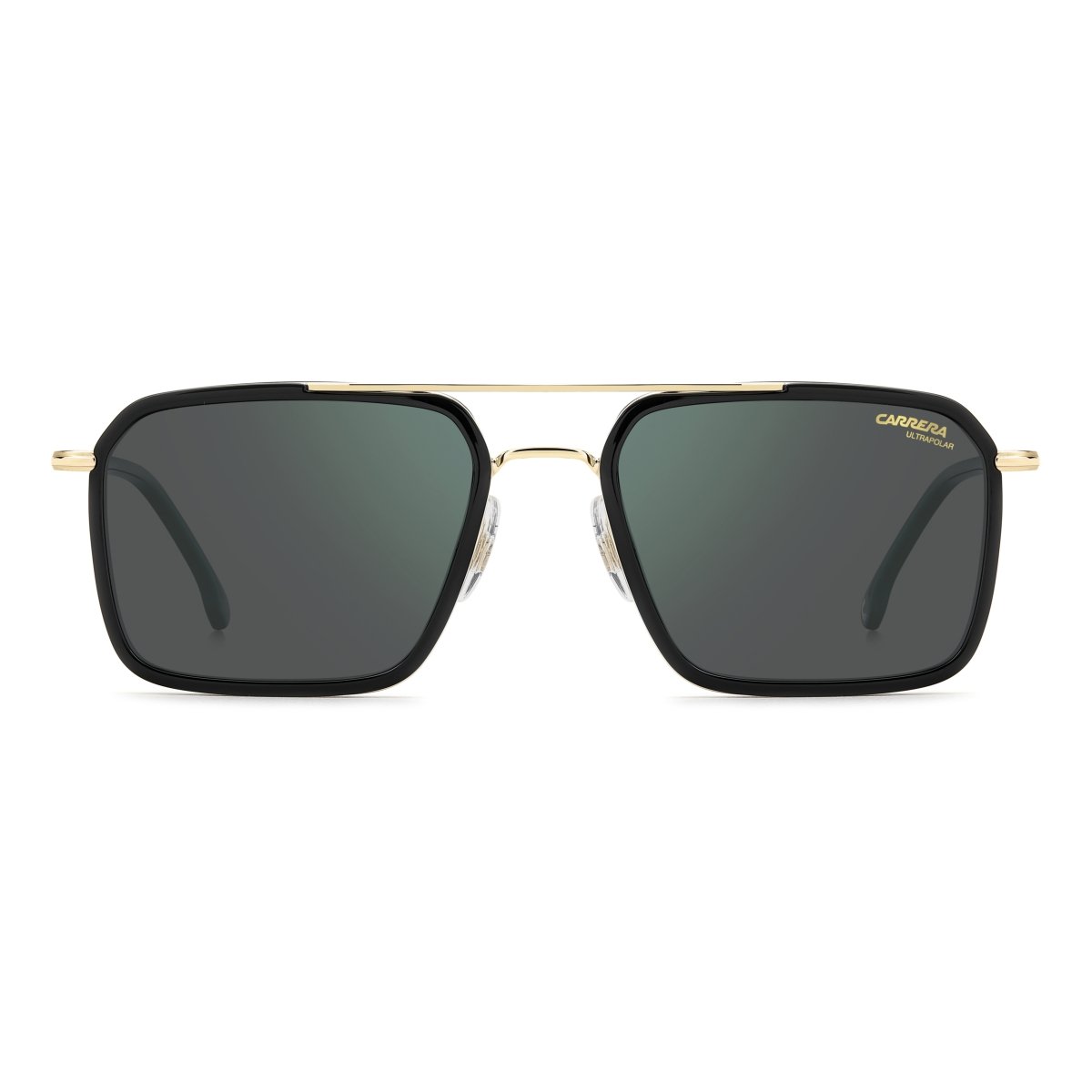 Oculos Solar Carrera 362/s 2m2 55 Dourado Brilho Lente Cinza Polarizada Preto/Dourado 2