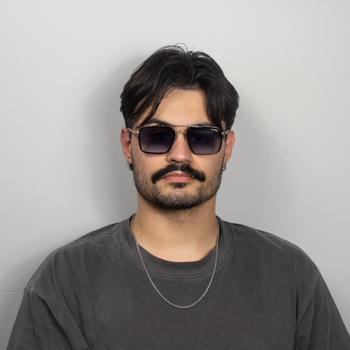 Oculos Solar Carrera 362/s Oit 55 Dourado Brilho Lente Azul Degrade Preto/Dourado 6