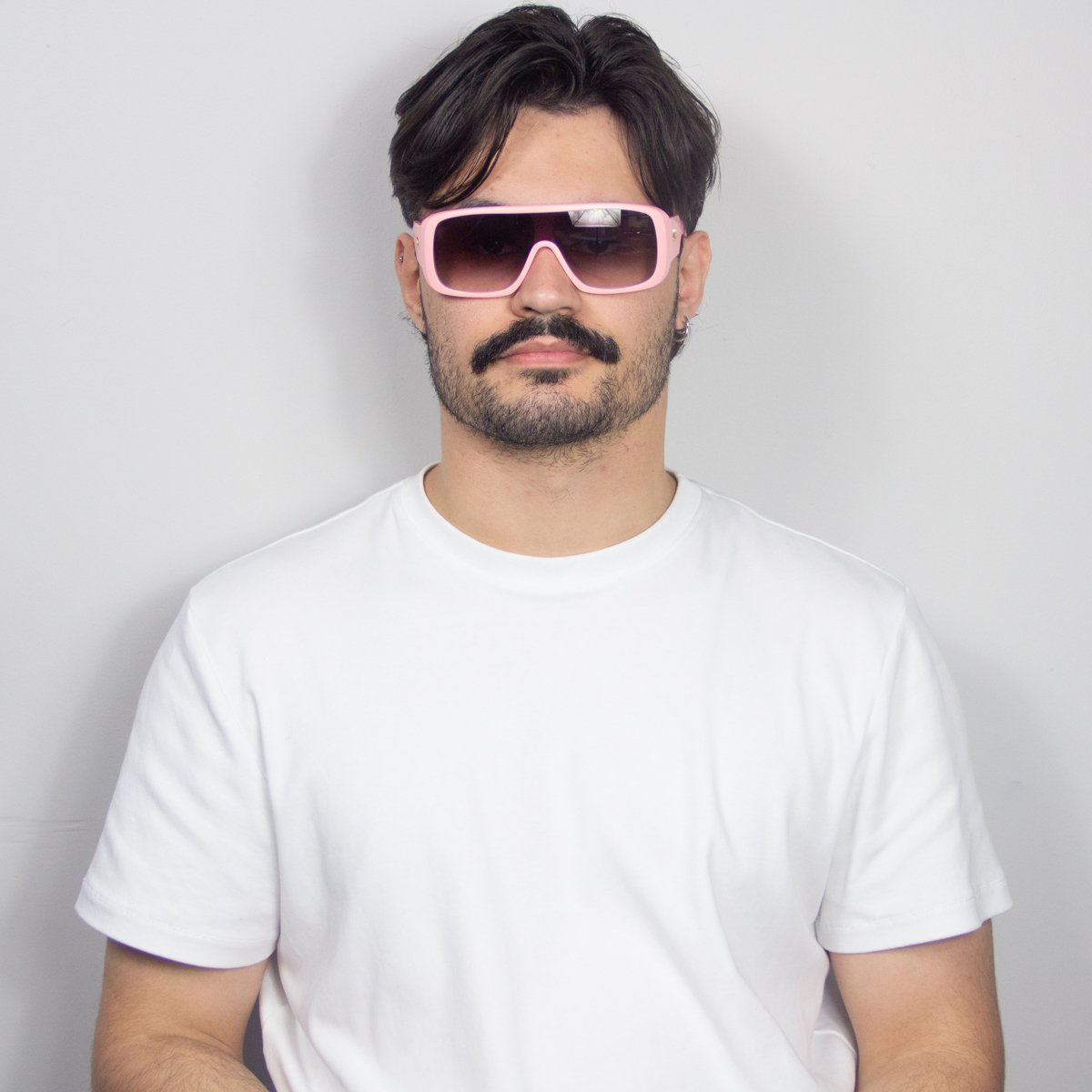 Oculos Solar Evoke Amplifier Ice04 Rosa Brilho Lente Marrom Degrade Rosa 6