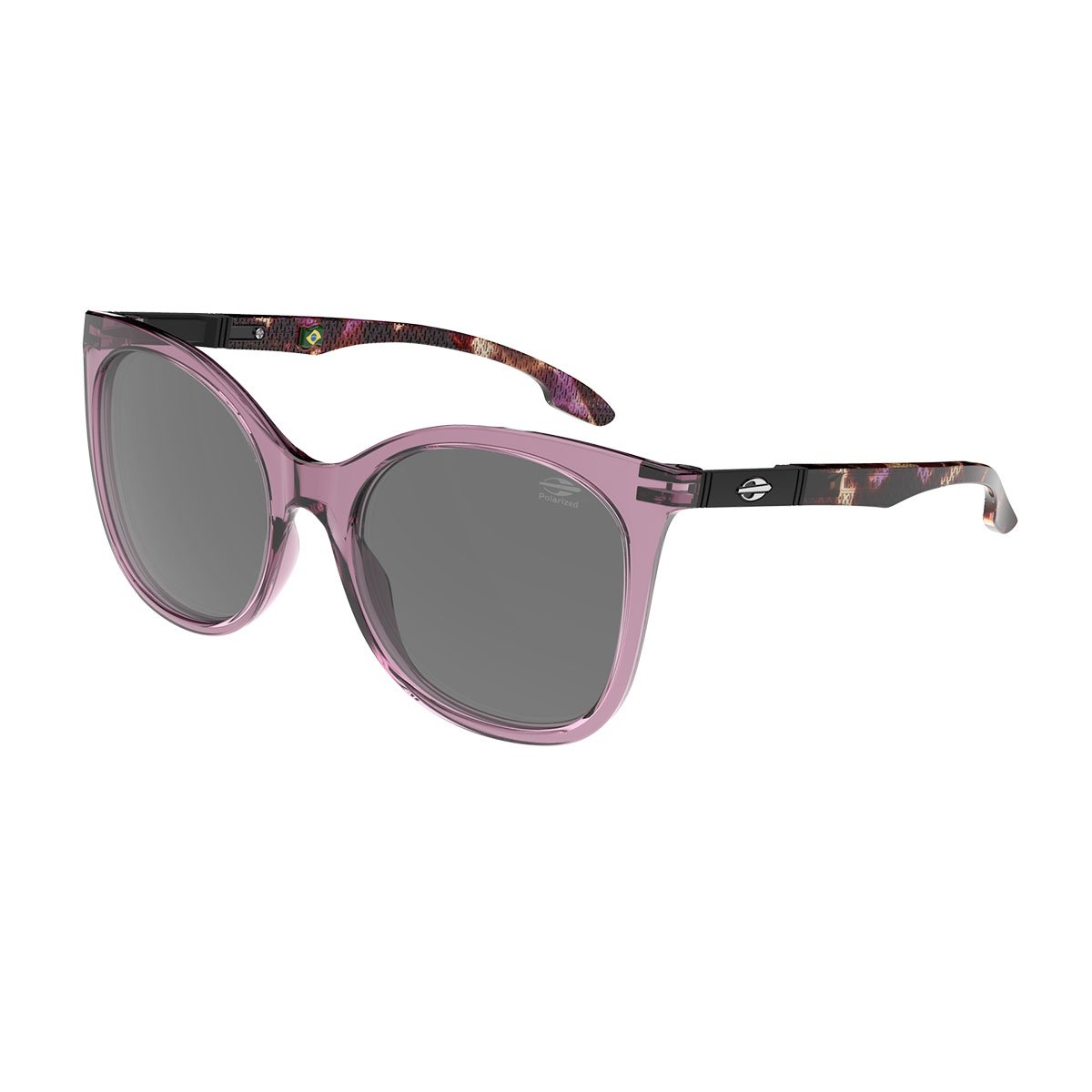 Oculos Solar Mormaii Antalia M0155bd903 Rosa Translucido Lente Cinza Polarizada