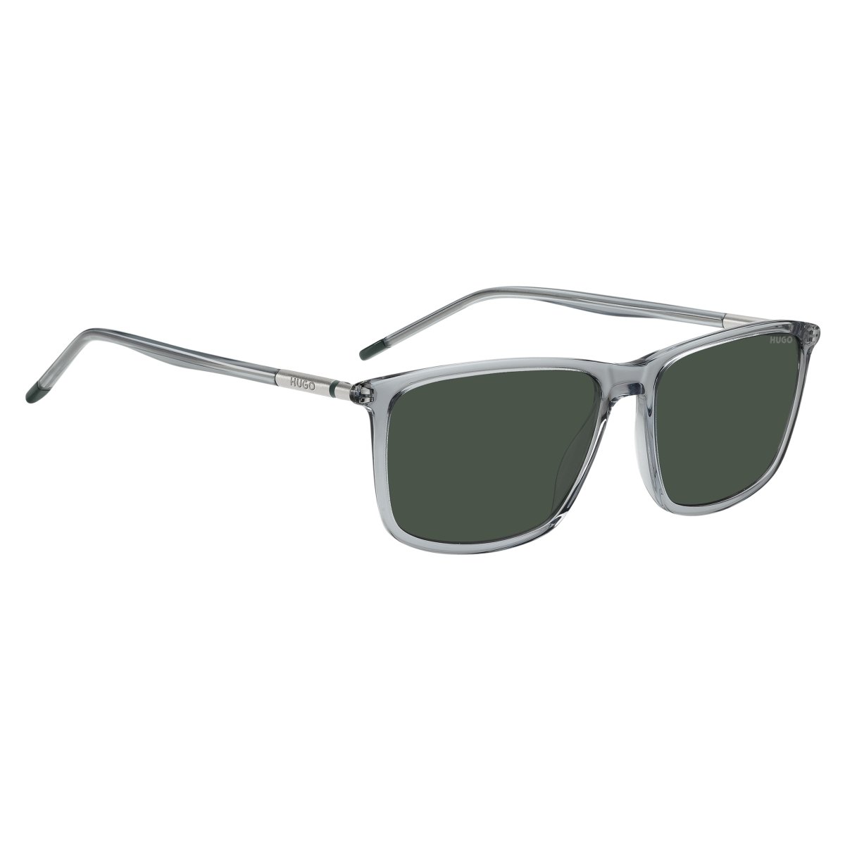 Oculos Solar Hugo Hg1374/s Kb7 57 Cinza Translucido Lente Verde Cinza 4